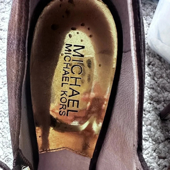 Michael Kors Womens Brown Suede Mary Jane Stiletto Platform Heels US size 10 - Picture 10 of 10